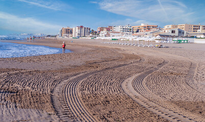 BEACHES OF GUARDAMAR the Segura,Spain