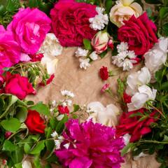 bouquet of red roses