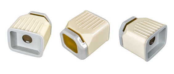 Old diascope. Isolated image on white background