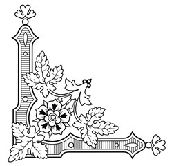 Ornate Vector Corner Design