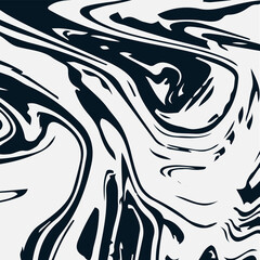 Gray Marble Texture Vector Square Liquid Ink Background. Fluid Paint Suminagashi Modern Pattern for Wedding Invitation, Flyers, Corporate Identity. Hipster Stone Marble Texture, Faded Paint Splatter.