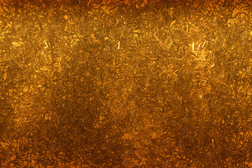 Luxury gold glitter texture with bright sparkles and flickers on the white isolated background. Shiny glamour background.