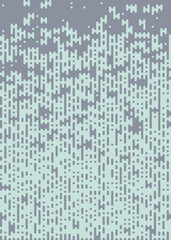 Opal Blue color Abstract Rounded Color Lines halftone transition background illustration