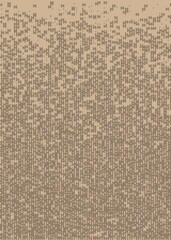 Hazelnut color Abstract Rounded Color Lines halftone transition background illustration