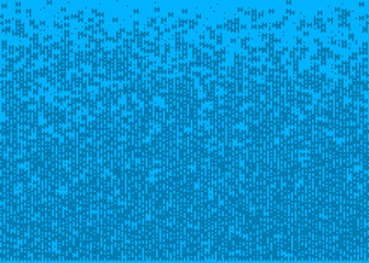 Azure color Abstract Rounded Color Lines halftone transition background illustration