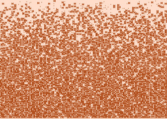 Bright Orange color Abstract Rounded Color Lines halftone transition background illustration