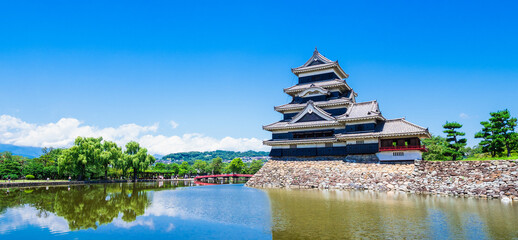 国宝　松本城　ワイド
