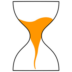 Sanduhr - Stundenglas - voll