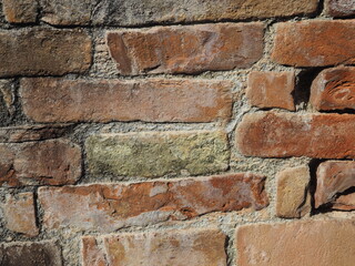 Mur de briques anciennes