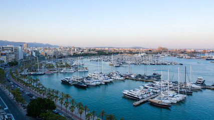 Marina port Palma de Mallorca