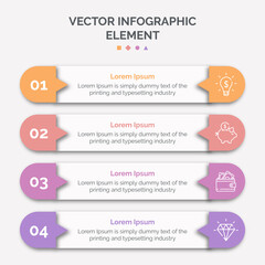 modern design template with numbers