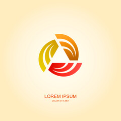 Business abstract vector template design emblem logo, Business technology universal idea, Vector illustration Eps 10