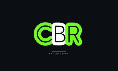 CBR Letter Business Logo Design Alphabet Icon Vector Symbol