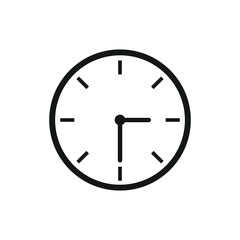 clock icon vector