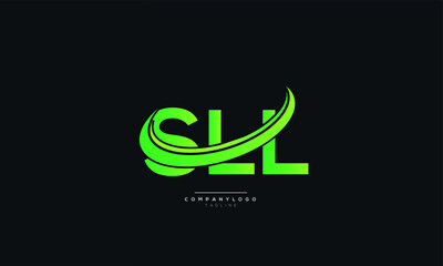 SLL Letter Business Logo Design Alphabet Icon Vector Symbol