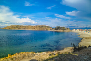 Fototapeta premium Isla del sol bolivia