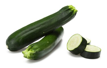 Whole Courgettes with Slices