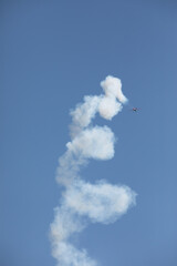 Melbourne airshow spiralling plane