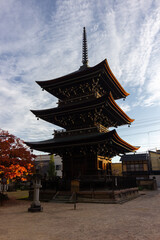 Hida Kokubunji temple in Takayama (Japan)