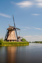Windmill on the shore of Holland