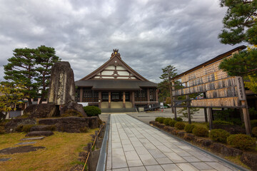 Fototapeta premium Temple of Betsuin in Takayama (Japan)
