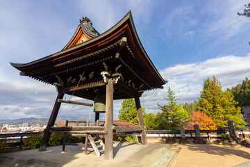 Fototapeta premium Temples of Teramachi in higashiyama walking route in Takayama