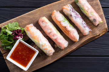 Vietnamese spring rolls