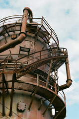 rusty gasworks column