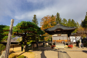 Temples of Teramachi in higashiyama walking route in Takayama