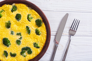 Italian healthy breakfast Omelette