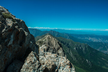 mountain view from the top of the mountain