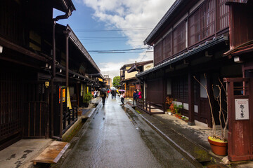 Fototapeta premium Famous streets of Sanmachi Suji in Takayama (Japan)
