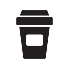 Coffee cup icon vector illustration.