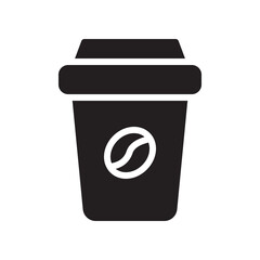 Coffee cup icon vector illustration.