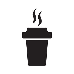 Coffee cup icon vector illustration.