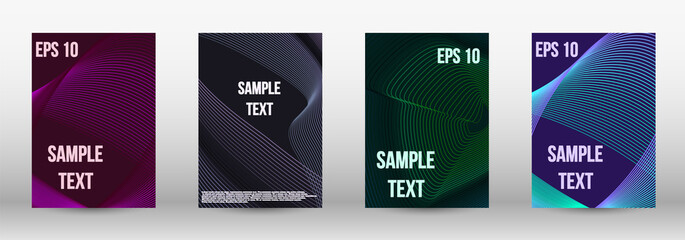 Geometric template with lines 