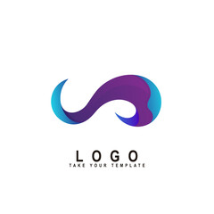 wave logo,wave of the sea design template