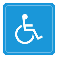 Wheelchair Handicap Icon symbol vector