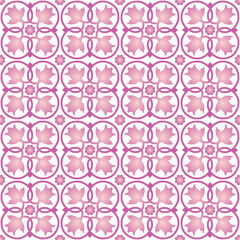 Round ornamental pattern seamless repeat background