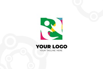 Colorful Isolated Community Logo Template