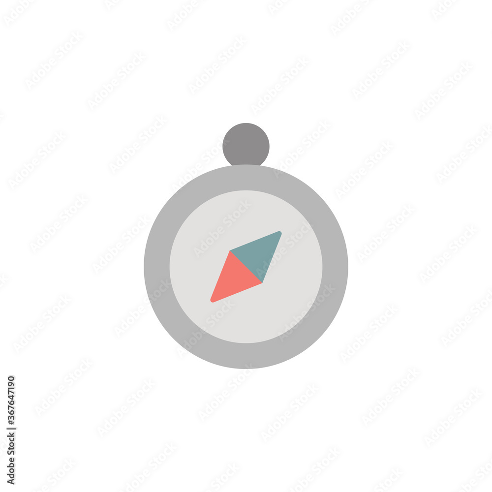Poster compass icon. simple color vector elements of pirate icons for ui and ux, website or mobile applicat