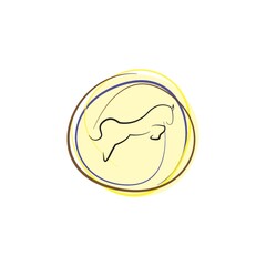 abstract horse icon