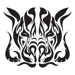 wild boar tattoo design