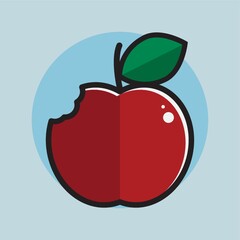 apple bitten concept
