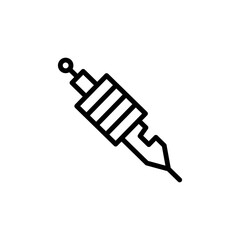 Device, tattoo icon. Simple line, outline vector elements of tattooing icons for ui and ux, website or mobile application