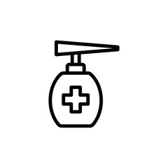 Disinfection, tattoo icon. Simple line, outline vector elements of tattooing icons for ui and ux, website or mobile application