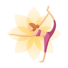 lord of the dance pose