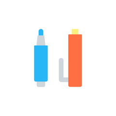 Marker, tattoo icon. Simple color vector elements of tattooing icons for ui and ux, website or mobile application