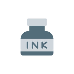 Ink, tattoo icon. Simple color vector elements of tattooing icons for ui and ux, website or mobile application