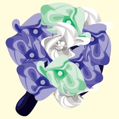 a bouquet of flowers